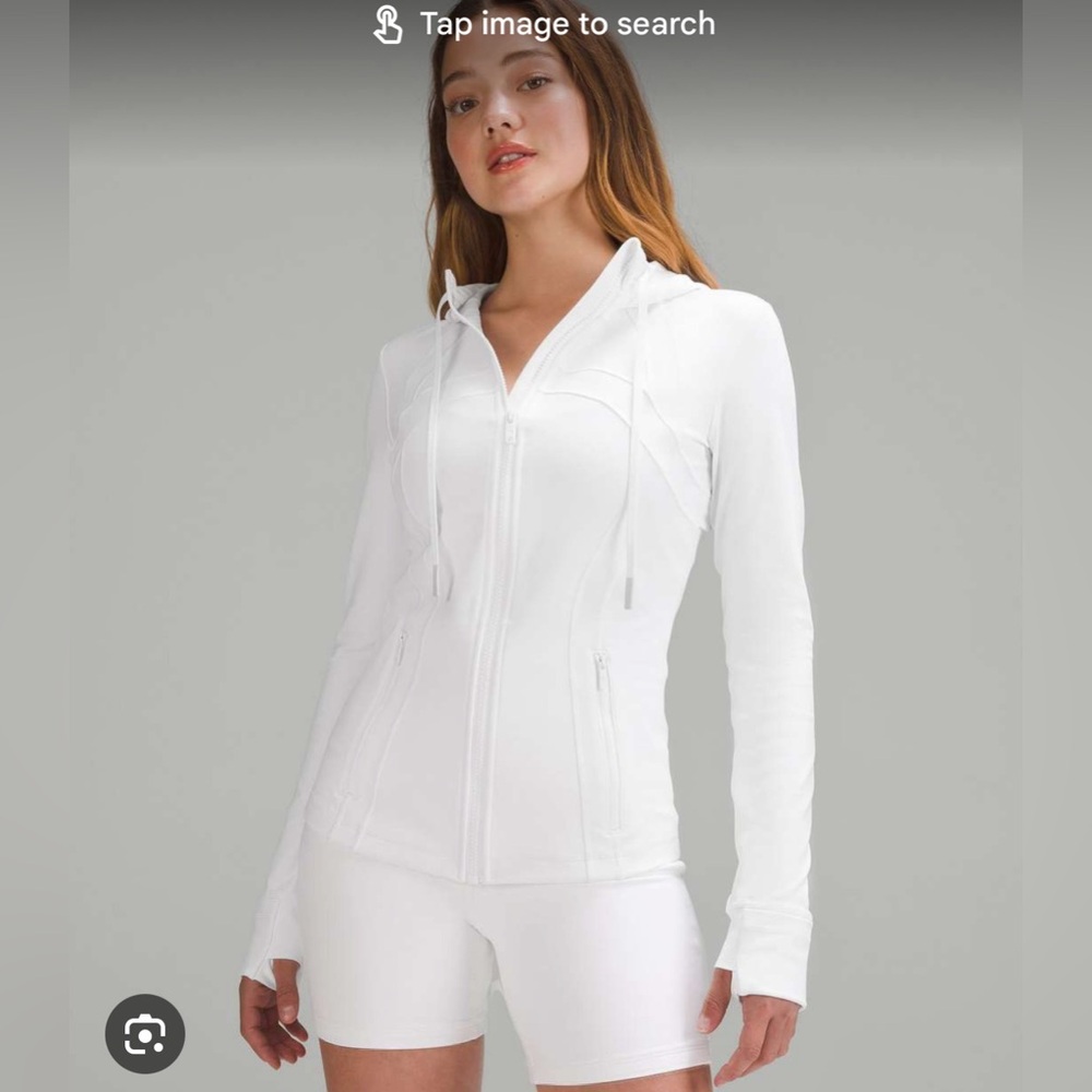 Lululemon Define white jacket size 4